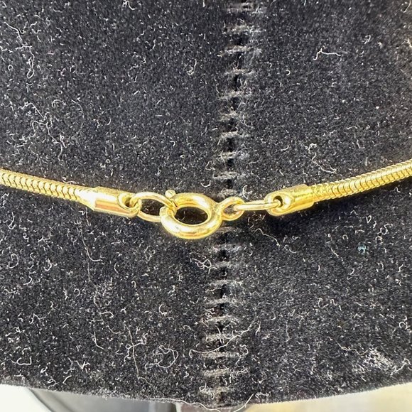 Vintage Gold Tone Crab Cancer Pendant Necklace - Picture 5 of 16